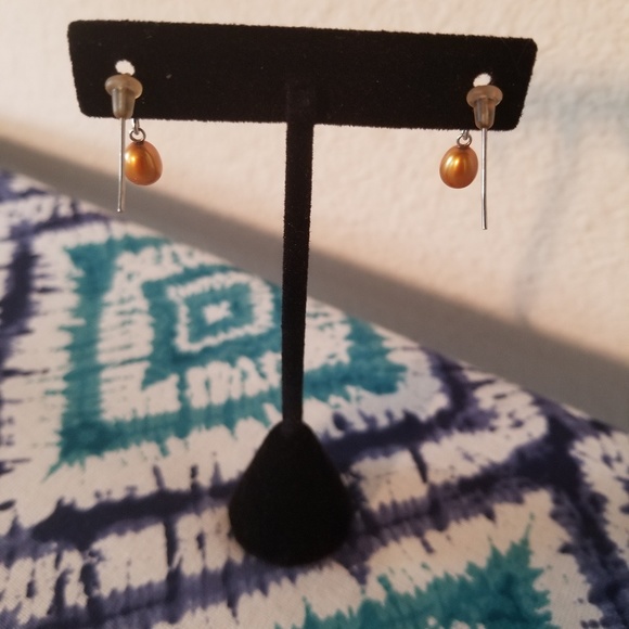 Swarovski Crystal Pearl Earrings - Picture 6 of 6